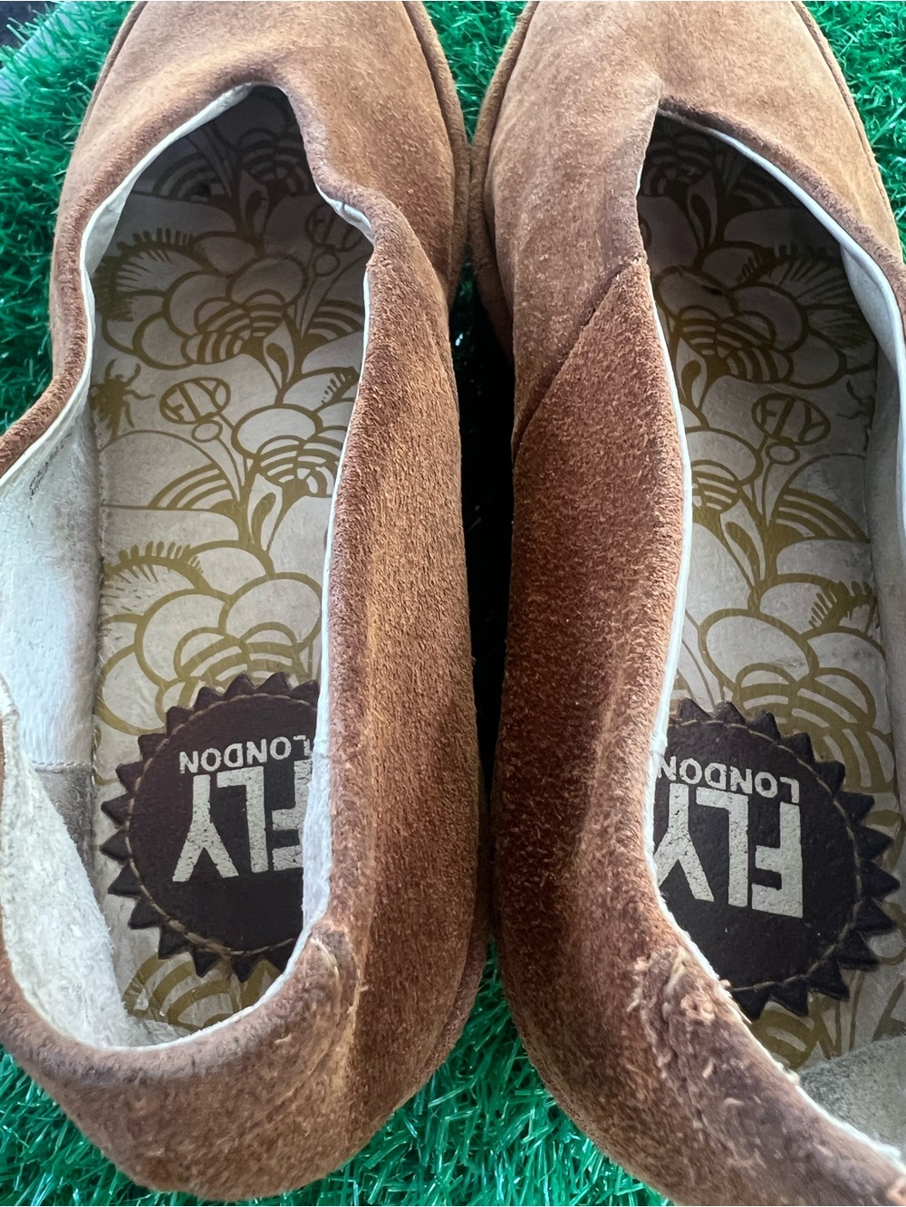 Fly London YAZ Brown Suede Wedge Shoes 38 - Picture 7 of 14